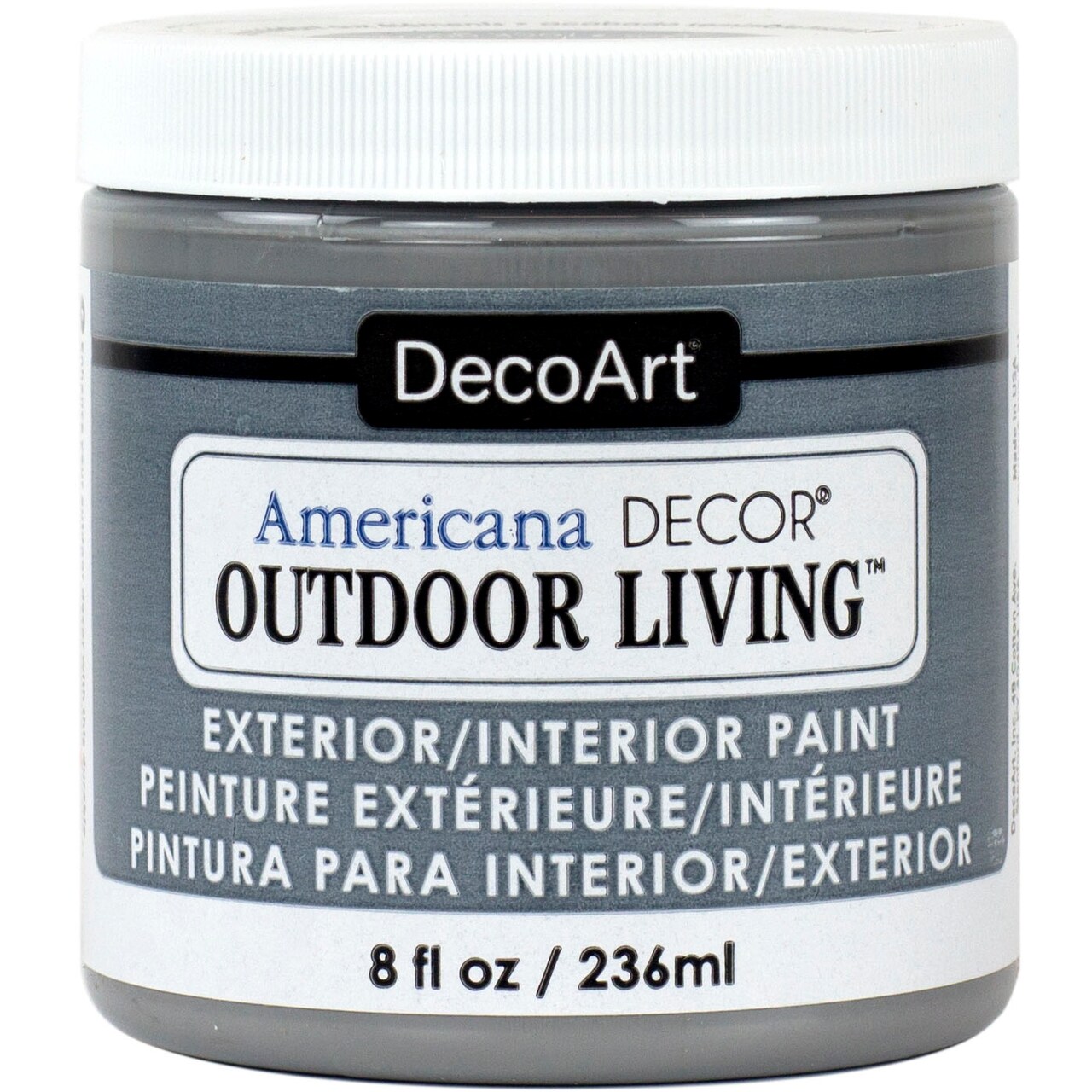DecoArt Americana Decor Outdoor Living Paint, 8oz., Rock Garden